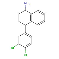 91797-58-9 cis-4-(3,4-Dichlorophenyl)-1,2,3,4-tetrahydro-N-boc-1-naphthalenamine chemical structure