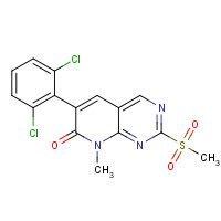 185039-48-9 6-(2,6-Dichlorophenyl)-8-methyl-2-methylsulfonyl-8H-pyrido[2,3-d]pyrimidin-7-one chemical structure