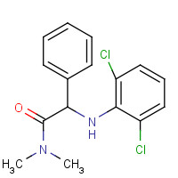 21789-06-0 2-[(2,6-Dichlorophenyl)amino]-N,N-dimethylbenzeneacetamide chemical structure