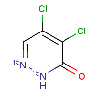 1189481-89-7 4,5-Dichloro-6-pyridazone-15N2 chemical structure