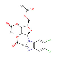 443678-71-5 5,6-Dichloropurine-1-(2,3,5-tri-O-acetyl-b-D-ribofuanosyl)-1H-benzimidazole chemical structure