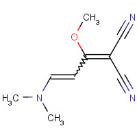 95689-38-6 1,1-Dicyano-2-methoxy-4-dimethylamino-1,3-butadiene chemical structure