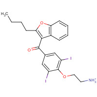 757220-04-5 Di(N-desethyl) Amiodarone Hydrochloride chemical structure