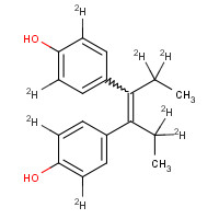 91318-10-4 trans-Diethyl-1,1,1',1'-stilbestrol-3,3',5,5'-d8 chemical structure