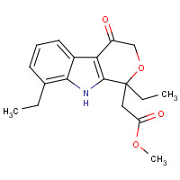 111478-84-3 1,8-Diethyl-1,3,4,9-tetrahydro-4-oxo-pyrano[3,4-b]indole-1-acetic Acid Methyl Ester chemical structure