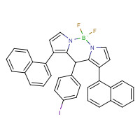 216255-54-8 4,4-Difluoro-8-(4'-iodophenyl)-1,7-bis-(1'-napthyl)-4-bora-3a,4a-diaza-s-indacene chemical structure