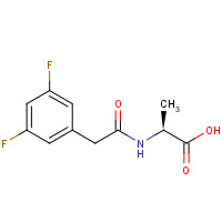 208124-34-9 N-[2-(3,5-Difluorophenyl)acetyl]-L-alanine chemical structure