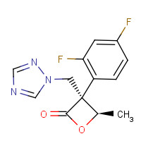 1165800-97-4 (3R,4R)-4-(2,4-Difluorophenyl)-3-methyl-4-(1H-1,2,4-triazol-1-ylmethyl)-2-oxetanone chemical structure