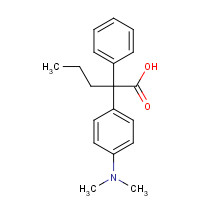 5348-94-7 4-Dimethylamino-2,2-diphenyl Valeric Acid chemical structure