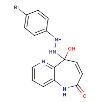 676596-64-8 7,8-Dihydro-9-[2-(4-bromophenyl)hydrazone]-5H-pyrido[3,2-b]azepine-6,9-dione chemical structure