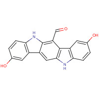 549548-29-0 5,11-Dihydro-2,8-dihydroxyindolo[3,2-b]carbazole-6-carboxaldehyde chemical structure