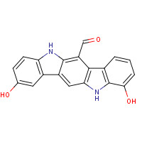 549548-28-9 5,11-Dihydro-2,10-dihydroxyindolo[3,2-b]carbazole-6-carboxaldehyde chemical structure