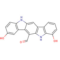 549548-27-8 5,11-Dihydro-4,8-dihydroxyindolo[3,2-b]carbazole-6-carboxaldehyde chemical structure