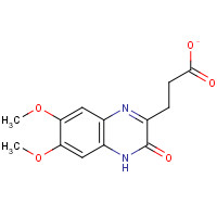 99208-26-1 3,4-Dihydro-6,7-dimethoxy-3-oxo-2-quinoxalinepropanoic Acid chemical structure
