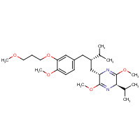656241-17-7 (2S,5R)-2,5-Dihydro-3,6-dimethoxy-2-[(2S)-2-[[4-methoxy-3-(3-methoxypropoxy)phenyl]methyl]-3-methylbutyl]-5-(1-methylethyl)pyrazine chemical structure