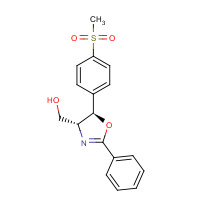96795-00-5 (4R,5R)-4,5-Dihydro-5-[4-(methylsulfonyl)phenyl]-2-phenyl-4-oxazolemethanol chemical structure