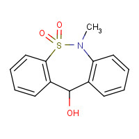 26638-56-2 6,11-Dihydro-6-methyl-dibenzo[c,f][1,2]thiazepin-11-ol 5,5-Dioxide chemical structure