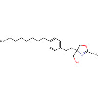 402616-28-8 4,5-Dihydro-2-methyl-4-[2-(4-octylphenyl)ethyl]-4-oxazolemethanol chemical structure