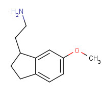 108048-37-9 rac-2,3-Dihydro-6-methoxy-1H-indene-1-ethanamine chemical structure