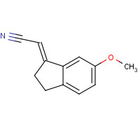 187871-98-3 (2E)-2-(2,3-Dihydro-6-methoxy-1H-inden-1-ylidene)acetonitrile chemical structure