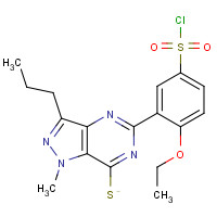 479074-07-2 3-(6,7-Dihydro-1-methyl-3-propyl-7-thioxo-1H-pyrazolo[4,3-d]pyrimidin-5-yl)-4-ethoxy-benzenesulfonyl Chloride chemical structure