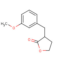 187993-26-6 Dihydro-3-[(3-methoxyphenyl)methyl]-2(3H)-furanone chemical structure