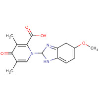 1227380-90-6 1,4-Dihydro-1-(5-methoxy-1H-benzimidazol-2-yl)-3,5-dimethyl-4-oxo-2-Pyridinecarboxylic Acid chemical structure