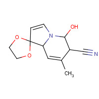 58610-64-3 2',3'-Dihydro-7'-methyl-5'-oxo-spiro[1,3-dioxolane-2,1'(5'H)-indolizine]-6'-carbonitrile chemical structure