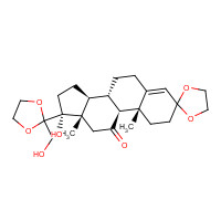 881179-77-7 17,21-Dihydroxy-pregn-4-ene-3,11,20-trione 3,20-Diethylene Ketal chemical structure