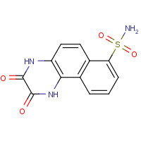 118876-57-6 2,3-Dihydroxy-7-sulphamoyl-benzo[f]quinoxaline chemical structure