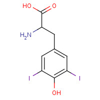 66-02-4 3,5-Diiodo-DL-tyrosine chemical structure
