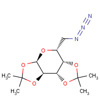 4711-00-6 1,2:3,4-Di-O-isopropylidene-6-deoxy-6-azido-a-D-galactopyranose chemical structure
