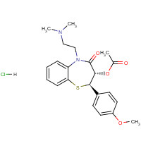 103532-27-0 (2R-trans)-Diltiazem Hydrochloride chemical structure