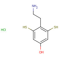 1185163-80-7 3,5-Dimercaptotyramine Hydrochloride chemical structure
