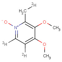 922727-41-1 3,4-Dimethoxy-2-methylpyridine N-Oxide-d3 chemical structure