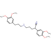 95748-23-5 2-(3,4-Dimethoxyphenyl)-5-{[2-(3,4-dimethoxyphenyl)-ethyl]methyl-amino}-pentanenitrile chemical structure