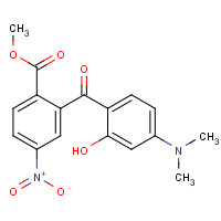 159435-02-6 4-Dimethylamino-2-hydroxy-2'-methoxycarbonyl-5'-nitrobenzophenone chemical structure