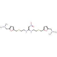 72126-78-4 Dimethylaminomethylfurylmethylthioethyl Ranitidine chemical structure