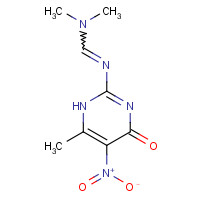 151587-54-1 2-[(Dimethylamino)methylene]amino-6-methyl-5-nitro-4-pyrimidinol chemical structure