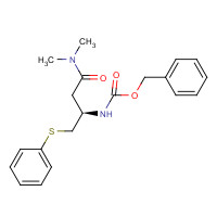 870812-30-9 N-[(1R)-3-(Dimethylamino)-3-oxo-1-[(phenylthio)methyl]propyl]carbamic Acid Phenylmethyl Ester chemical structure