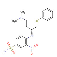 406233-35-0 4-[[(R)-3-Dimethylamino-1-[(phenylsulfanyl)methyl]propyl]amino]-3-nitrobenzenesulfonamide chemical structure
