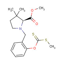 1219237-13-4 O-[(2S)-3,3-Dimethyl-N-benzyl-proline Methyl Ester] S-Methyl Xanthate chemical structure