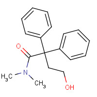 37743-13-8 N,N-Dimethyl-2,2-diphenyl-4-hydroxybutyramide chemical structure