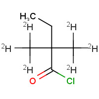 1185011-66-8 2,2-Dimethyl-d6-butyryl Chloride chemical structure