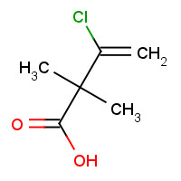 56663-75-3 2,2-Dimethyl-3-chloro-3-butenoic Acid chemical structure