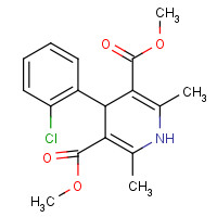 43067-01-2 Dimethyl 4-(2-Chlorophenyl)-2,6-dimethyl-1,4-dihydropyridine-3,5-dicarboxylate chemical structure