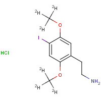 951400-09-2 2,5-(Dimethoxy-d6)-4-iodophenethylamine Hydrochloride chemical structure