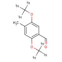 58262-07-0 2,5-Dimethoxy-d6-4-methyl-benzaldehyde chemical structure