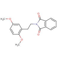 64584-26-5 N-[2-(2,5-Dimethoxyphenyl)ethyl]phthalimide chemical structure