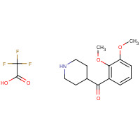 139290-73-6 (2,3-Dimethoxyphenyl)-4-piperidinylmethanone Trifluoroacetate chemical structure